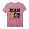 Lustiges Halloween Shirt: Das ist mein menschliches Kostüm Ich bin wirklich eine Kartoffel – Perfekt für Halloween Partys und als Geschenk für Freunde und Familie