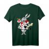 Alice im Wunderland Rabbit Ostern T-Shirt mit Hase spielt Musik – Perfektes Geschenk für Kinder, Hasen- und Kaninchenliebhaber zu Ostern & Geburtstagen