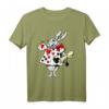 Alice im Wunderland Rabbit Ostern T-Shirt mit Hase spielt Musik – Perfektes Geschenk für Kinder, Hasen- und Kaninchenliebhaber zu Ostern & Geburtstagen