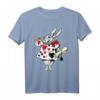 Alice im Wunderland Rabbit Ostern T-Shirt mit Hase spielt Musik – Perfektes Geschenk für Kinder, Hasen- und Kaninchenliebhaber zu Ostern & Geburtstagen