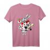 Alice im Wunderland Rabbit Ostern T-Shirt mit Hase spielt Musik – Perfektes Geschenk für Kinder, Hasen- und Kaninchenliebhaber zu Ostern & Geburtstagen