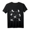Katze Musik Haustier Katzenmotiv T-Shirt – Perfektes Geschenk für Katzenliebhaber, Katzenmamas und Musiker