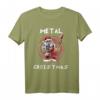 Heavy Metal Weihnachten Weihnachtsmann Rock Musik T-Shirt – Festliche Rock- und Metal-Designs für Metal- und Rockfans