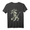 Heavy Metal Katze T-Shirt – Geschenk für Katzen Gitarre Rocker Fans