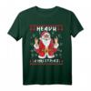 Heavy Metal Christmas Sleigher Hail Santa Claus Rock Musik T-Shirt – Perfekt für Weihnachtsfans, Musiker & Ugly Christmas Sweater Partys