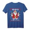 Heavy Metal Christmas Sleigher Hail Santa Claus Rock Musik T-Shirt – Perfekt für Weihnachtsfans, Musiker & Ugly Christmas Sweater Partys
