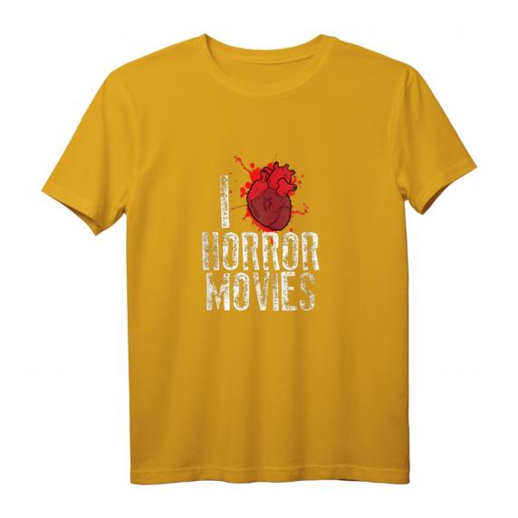 I Heart Horror Movies Lustig T-Shirt – Perfektes Geschenk für Horrorfilm-Fans & Halloween-Feiern