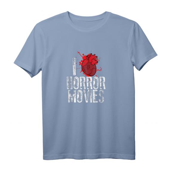 I Heart Horror Movies Lustig T-Shirt – Perfektes Geschenk für Horrorfilm-Fans & Halloween-Feiern