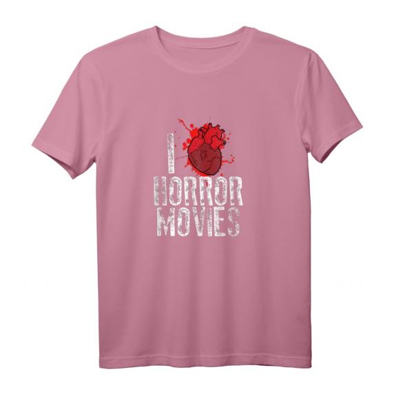 I Heart Horror Movies Lustig T-Shirt – Perfektes Geschenk für Horrorfilm-Fans & Halloween-Feiern