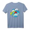 HapDuck Schlumpfe T-Shirt - Papa Smurf, Smurfette & All for One Official Lizenzartikel für Fans