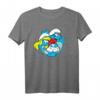 HapDuck Schlumpfe T-Shirt - Papa Smurf, Smurfette & All for One Official Lizenzartikel für Fans