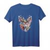 Hirsch T-Shirt Damen - Buntes Trachtenshirt für Volksfeste, Oktoberfest & Wiesn, lustiges Dirndl Ersatz, bayerisches Trachtenoutfit