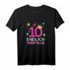 Endlich zweistellig Mädchen T-Shirt mit Krone & Herz – Perfektes Geburtstagsoutfit für die 10. Feier & Erinnerung an den Ehrentag