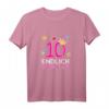 Endlich zweistellig Mädchen T-Shirt mit Krone & Herz – Perfektes Geburtstagsoutfit für die 10. Feier & Erinnerung an den Ehrentag