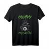 Heavy Metal / Heavy Meowtal Drummer Katze T-Shirt – Lustiges Geschenk für Metalheads, Drummer & Katzenliebhaber bei Konzerten & Festivals