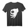 Jugend Handzeichen Reingeguckt Spiel Spruch T-Shirt mit Rückenprint – Lustiges Schul- und Freizeitshirt für Teens