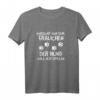 Vorsicht vor dem Frauchen Hund will nur spielen T-Shirt – Lustiges Geschenk für Hundeliebhaberinnen, Geburtstags- & Weihnachtsgeschenk für Hundemädchen