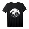 HapDuck The Nightmare Before Christmas Silhouette T-Shirt – Offizielles Halloween & Geburtstags Merchandise für Männer, Frauen, Kinder
