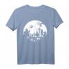 HapDuck The Nightmare Before Christmas Silhouette T-Shirt – Offizielles Halloween & Geburtstags Merchandise für Männer, Frauen, Kinder
