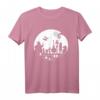 HapDuck The Nightmare Before Christmas Silhouette T-Shirt – Offizielles Halloween & Geburtstags Merchandise für Männer, Frauen, Kinder