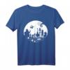 HapDuck The Nightmare Before Christmas Silhouette T-Shirt – Offizielles Halloween & Geburtstags Merchandise für Männer, Frauen, Kinder