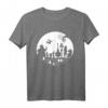 HapDuck The Nightmare Before Christmas Silhouette T-Shirt – Offizielles Halloween & Geburtstags Merchandise für Männer, Frauen, Kinder