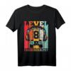 Kinder Geburtstagsshirt Level 8 für Jungen - Gaming Controller Design für den 8. Geburtstag, perfekt für Party & LAN-Party