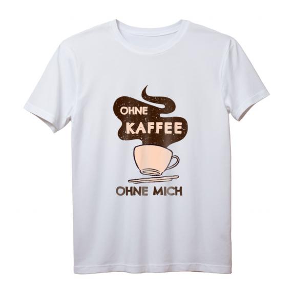 Kaffeetrinker Spruch Ohne Kaffee ohne mich Morgenmuffel T-Shirt – Perfekt für Kaffeeliebhaber & Café Besucher Kaffeetrinker Spruch Ohne Kaffee ohne mich Morgenmuffel T-Shirt – Perfekt für Kaffeeliebhaber & Café Besucher