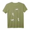 Niedliches Katze Musiknote Vintage Retro Musiker T-Shirt – Lustiges Geschenk für Musiker, Musiklehrer und Tierliebhaber zu Weihnachten & Geburtstag