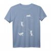 Niedliches Katze Musiknote Vintage Retro Musiker T-Shirt – Lustiges Geschenk für Musiker, Musiklehrer und Tierliebhaber zu Weihnachten & Geburtstag