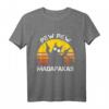 Katze - Pew Pew Madafakas Crazy Cat Gun T-Shirt Lustiges Geschenk für Katzenfans, Humorvolle Party-Shirts für Männer und Frauen