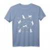 Niedliche Katzen Kätzchen Musiknote Notenschlüssel Musiker T-Shirt – Lustiges Design für Musiker, Musikliebhaber, Bands und Musikschulen