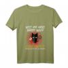 Lustiges Katzen Design T-Shirt für Katzenmamas – Humorvolles Geschenk gegen Kinderfragen, ideal für Katzenliebhaber und Geburtstagsgeschenke