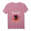 Lustiges Katzen Design T-Shirt für Katzenmamas – Humorvolles Geschenk gegen Kinderfragen, ideal für Katzenliebhaber und Geburtstagsgeschenke