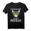 Lustiges Reggae Katze T-Shirt für Musik- und Tierliebhaber – Perfekt für Festivals, Freunde & Geburtstage