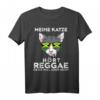 Lustiges Reggae Katze T-Shirt für Musik- und Tierliebhaber – Perfekt für Festivals, Freunde & Geburtstage