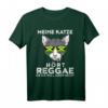 Lustiges Reggae Katze T-Shirt für Musik- und Tierliebhaber – Perfekt für Festivals, Freunde & Geburtstage