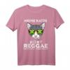 Lustiges Reggae Katze T-Shirt für Musik- und Tierliebhaber – Perfekt für Festivals, Freunde & Geburtstage
