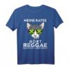 Lustiges Reggae Katze T-Shirt für Musik- und Tierliebhaber – Perfekt für Festivals, Freunde & Geburtstage
