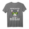 Lustiges Reggae Katze T-Shirt für Musik- und Tierliebhaber – Perfekt für Festivals, Freunde & Geburtstage