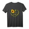 Katzenmama Sonnenblume T-Shirt – Süßes Herz-Design für Katzenliebhaberinnen, Muttertag & Geburtstagsgeschenk