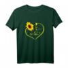 Katzenmama Sonnenblume T-Shirt – Süßes Herz-Design für Katzenliebhaberinnen, Muttertag & Geburtstagsgeschenk