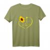 Katzenmama Sonnenblume T-Shirt – Süßes Herz-Design für Katzenliebhaberinnen, Muttertag & Geburtstagsgeschenk