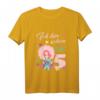 Meerjungfrau Mitgebsel T-Shirt für den 5. Geburtstag Mädchen – Perfektes Geschenk & Mitbringsel für Kindergeburtstag, Meerjungfrau Design
