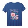 Meerjungfrau Mitgebsel T-Shirt für den 5. Geburtstag Mädchen – Perfektes Geschenk & Mitbringsel für Kindergeburtstag, Meerjungfrau Design