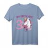 Kinder 3. Geburtstag Mädchen Pferd & Einhorn Geburtstags T-Shirt – Perfektes Outfit für Pferde- und Einhorn-Fans