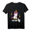 Kinder T-Shirt zum 4. Geburtstag für Mädchen mit Einhorn-Design – Perfekt als Geschenk & für Kindergeburtstag