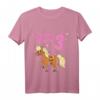 Kinder Pony T-Shirt zum 3. Geburtstag für Mädchen - Süßes Pferde Motiv für kleine Reiterinnen und Geburtstagsfeier