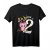Kinder Geburtstagsshirt Eule - 2 Jahre lustiges T-Shirt für Mädchen & Jungen, perfektes Geschenk für den zweiten Geburtstag