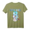 Kinder 8. Geburtstag Mädchen Meerjungfrauen T-Shirt – Niedliches Geburtstag Outfit für 8-Jährige, Meerjungfrauen Motto, Party & Geschenkidee